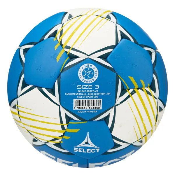 Мяч ганд. SELECT HB FORCE DB V25, 1622858205, Senior (р.3), EHF Appr,ПУ, гибр.сш., сине-белый за 8&nbsp;438.80 ₽ в Владивостоке