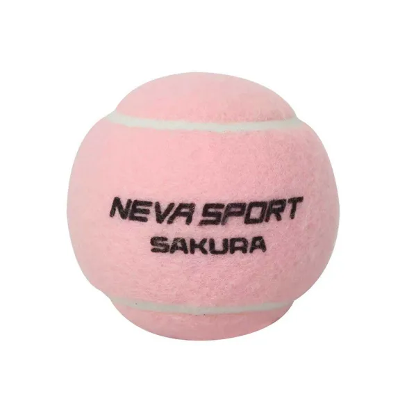 Мяч для падела NS Sakura, UAA2, уп.3 шт, сукно, нат.резина, розовый за 824.50 ₽ в Владивостоке