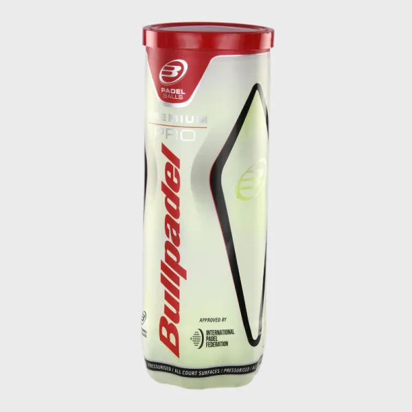 Мяч для падела BULLPADEL Premium PRO, 471959, уп.3 шт, FIP Approved, войлок, нат.резина,желтый за 1&nbsp;094.80 ₽ в Владивостоке