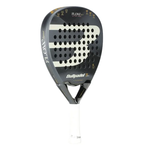 Ракетка для падела BULLPADEL Flow Legend, 494405, для профессионалов, стекловолокно,черно-белый за 31&nbsp;307.20 ₽ в Владивостоке