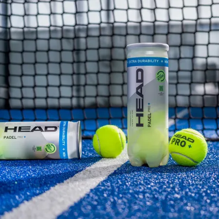 Мяч для падела HEAD Padel Pro+, 540203, уп.3 шт, FIP Approved, войлок,нат.резина,желтый за 933.30 ₽ купить в Владивостоке