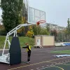 Баскетбольная стойка мобильная складная на пружинах вынос 2,25 м c противовесом ZAVODSPORTA за 530&nbsp;660 ₽ купить в Владивостоке