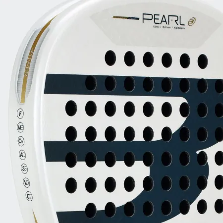 Ракетка для падела BULLPADEL Pearl 26, 493804, для профессионалов, карбон, бело-серый за 35&nbsp;929.50 ₽ купить в Владивостоке