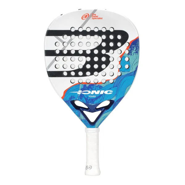 Ракетка для падела BULLPADEL Ionic Power 26, 494411, для продв. игроков, стекловолокно, сине-белый за 28&nbsp;944.20 ₽ в Владивостоке