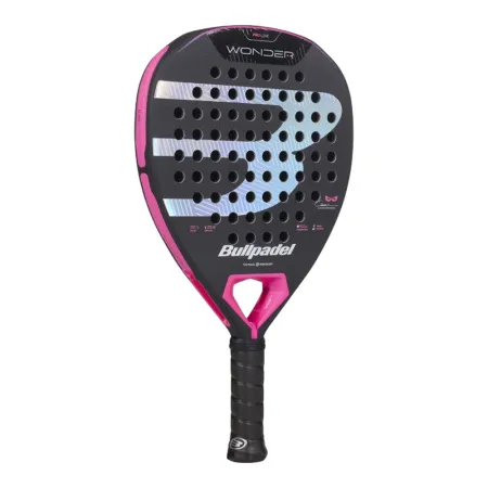 Ракетка для падела BULLPADEL Wonder 27, 497250, для продв.игроков, стекловолокно, карбон, черно-роз за 42&nbsp;969.20 ₽ купить в Владивостоке