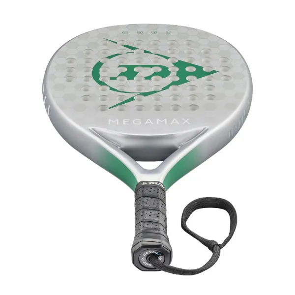 Ракетка для падела Dunlop Megamax Silver, 10370741, для начинающих, графит, серебристый за 11&nbsp;740.20 ₽ в Владивостоке