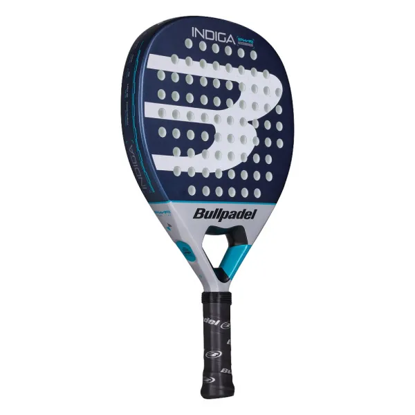 Ракетка для падела BULLPADEL Indiga Power 26, 494416, для начинающих, стекловолокно, темносине-серый за 14&nbsp;672.70 ₽ в Владивостоке