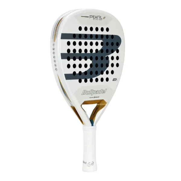 Ракетка для падела BULLPADEL Pearl 26, 493804, для профессионалов, карбон, бело-серый за 35&nbsp;929.50 ₽ в Владивостоке
