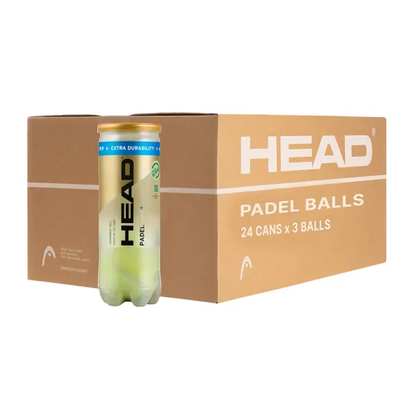 Мяч для падела HEAD Padel Pro S+, 540303, уп.3 шт, FIP Approved, войлок,нат.резина,желтый за 933.30 ₽ в Владивостоке
