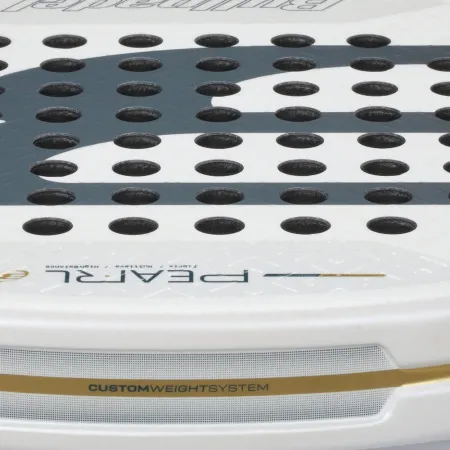 Ракетка для падела BULLPADEL Pearl 26, 493804, для профессионалов, карбон, бело-серый за 35&nbsp;929.50 ₽ купить в Владивостоке