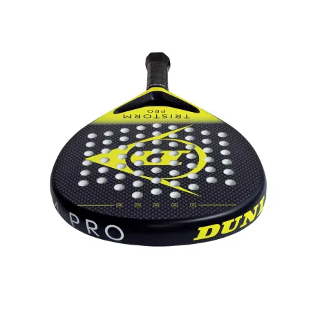 Ракетка для падела Dunlop Tristorm Pro, 10359946, для опытных игроков, графит, черно-желтый за 19&nbsp;643.50 ₽ купить в Владивостоке