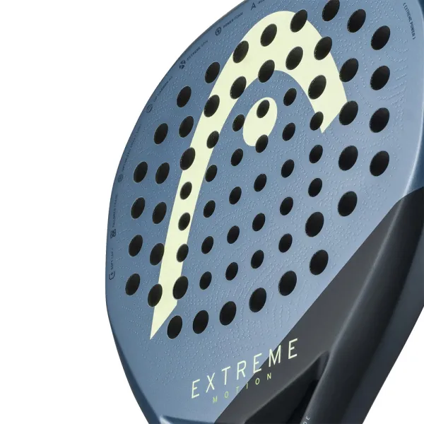 Ракетка для падела HEAD Extreme Motion, 223135, для профессионалов, углеродное волокно, темно-синий за 26&nbsp;894 ₽ в Владивостоке