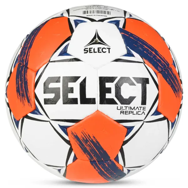 Мяч ганд. SELECT Ultimate Replica v25, 3572858745, р.3(Senior), ПУ,руч.сш, бел-оранж-т.син за 5&nbsp;373.70 ₽ в Владивостоке