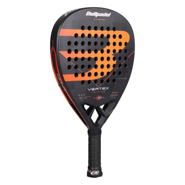 Ракетка для падела BULLPADEL Vertex Advance, 494414, для проф. и любителей, карбон, черно-оранжевый за 21&nbsp;559.40 ₽ в Владивостоке