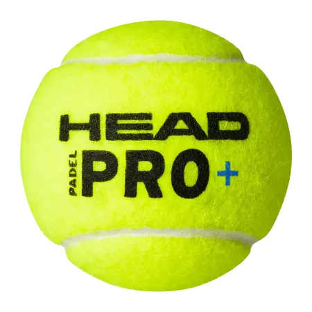 Мяч для падела HEAD Padel Pro+, 540203, уп.3 шт, FIP Approved, войлок,нат.резина,желтый за 933.30 ₽ купить в Владивостоке